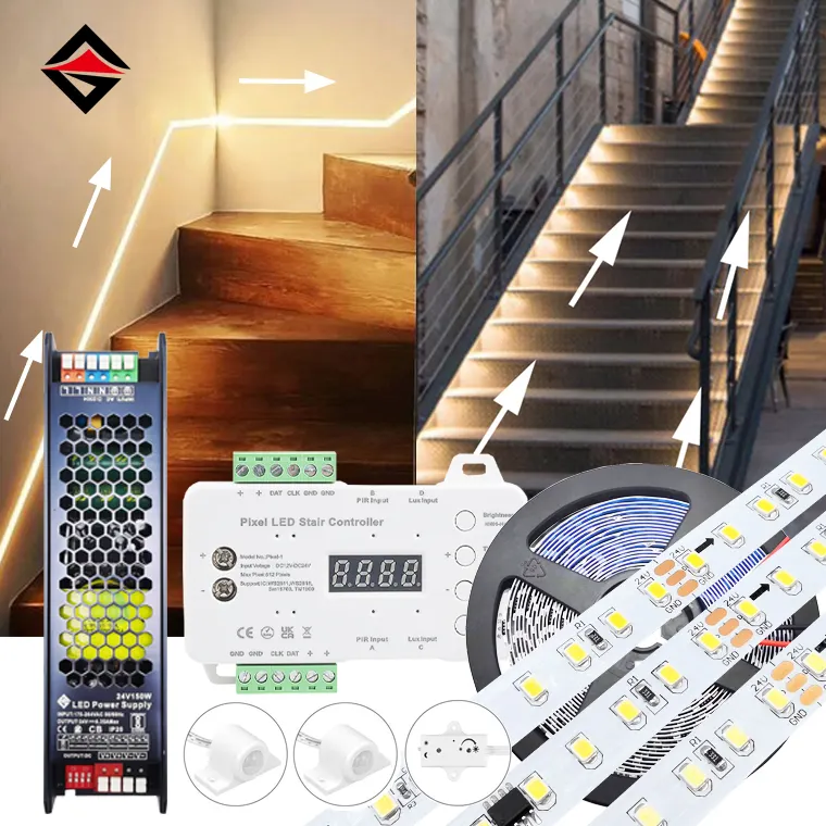 Set di strisce di luce su scala LED personalizzabile