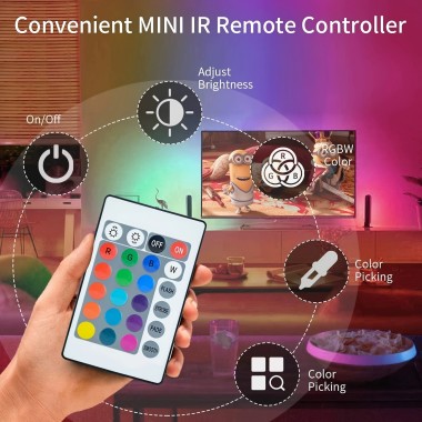 Quanti colori si può regolare le strisce di luce RGB?
