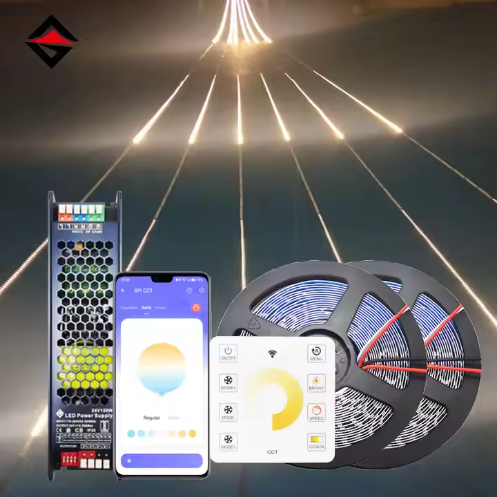 Come connettersi e utilizzare la striscia a led dell'acqua corrente?